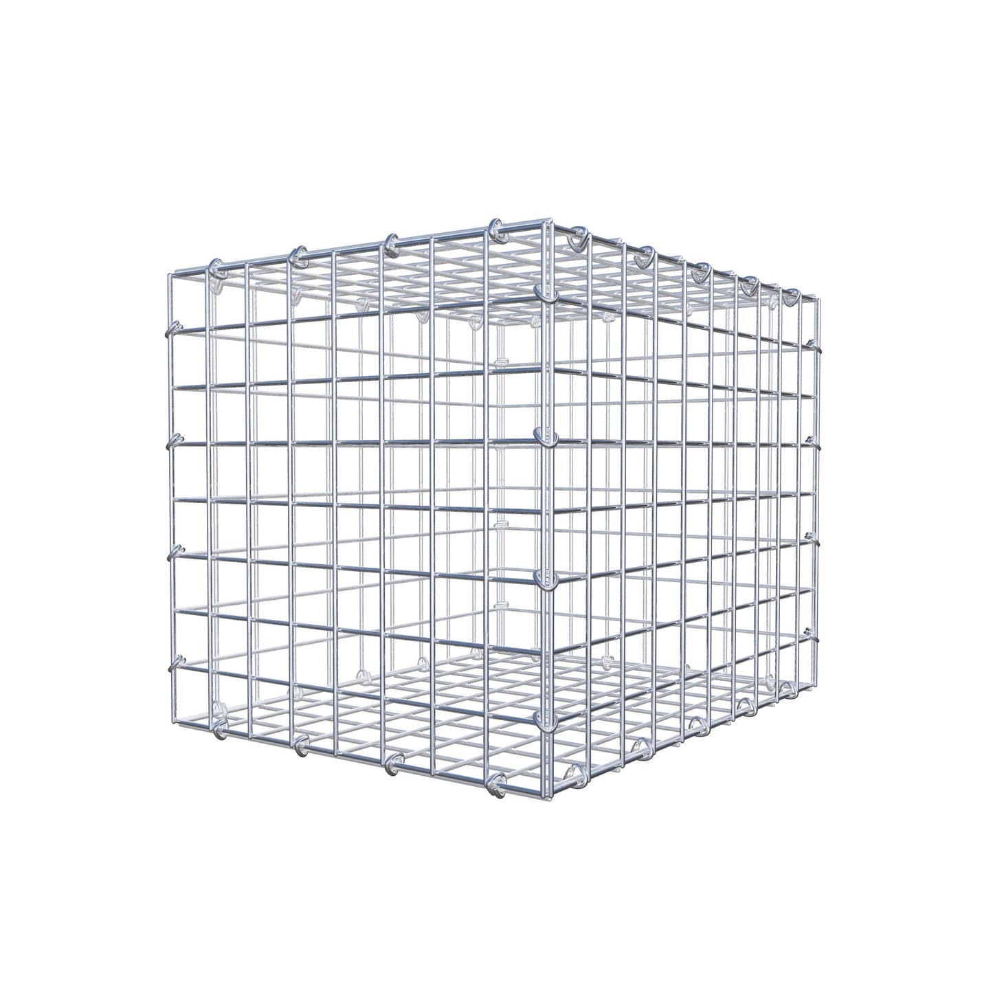 Gabbione 50 cm x 40 cm x 40 cm (L x H x P), maglia 5 cm x 5 cm, anello a C