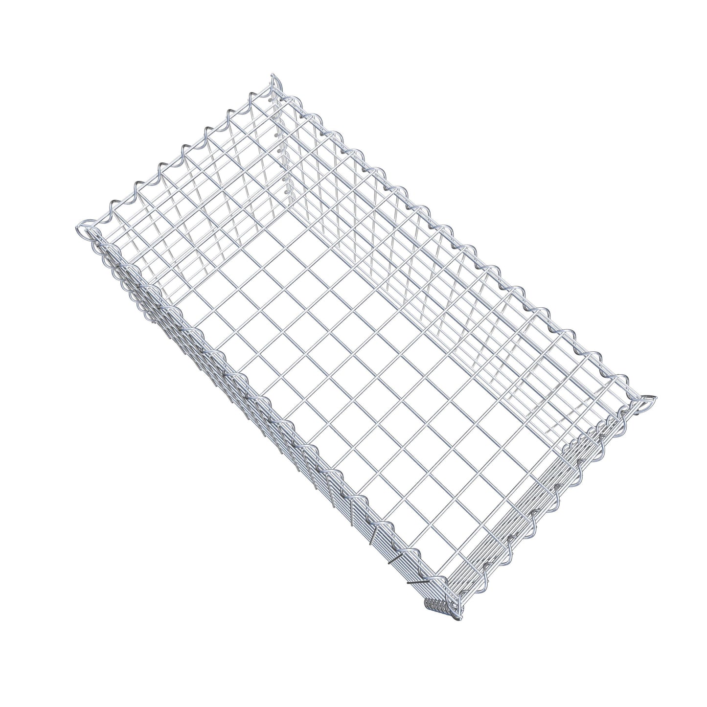 Add-on schanskorf type 3 80 cm x 40 cm x 40 cm (L x H x D), maaswijdte 5 cm x 5 cm, spiraalvormig