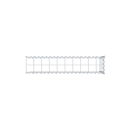 Grown-on gabion type 4 100 cm x 40 cm x 20 cm (L x H x D), mesh size 10 cm x 10 cm, spiral