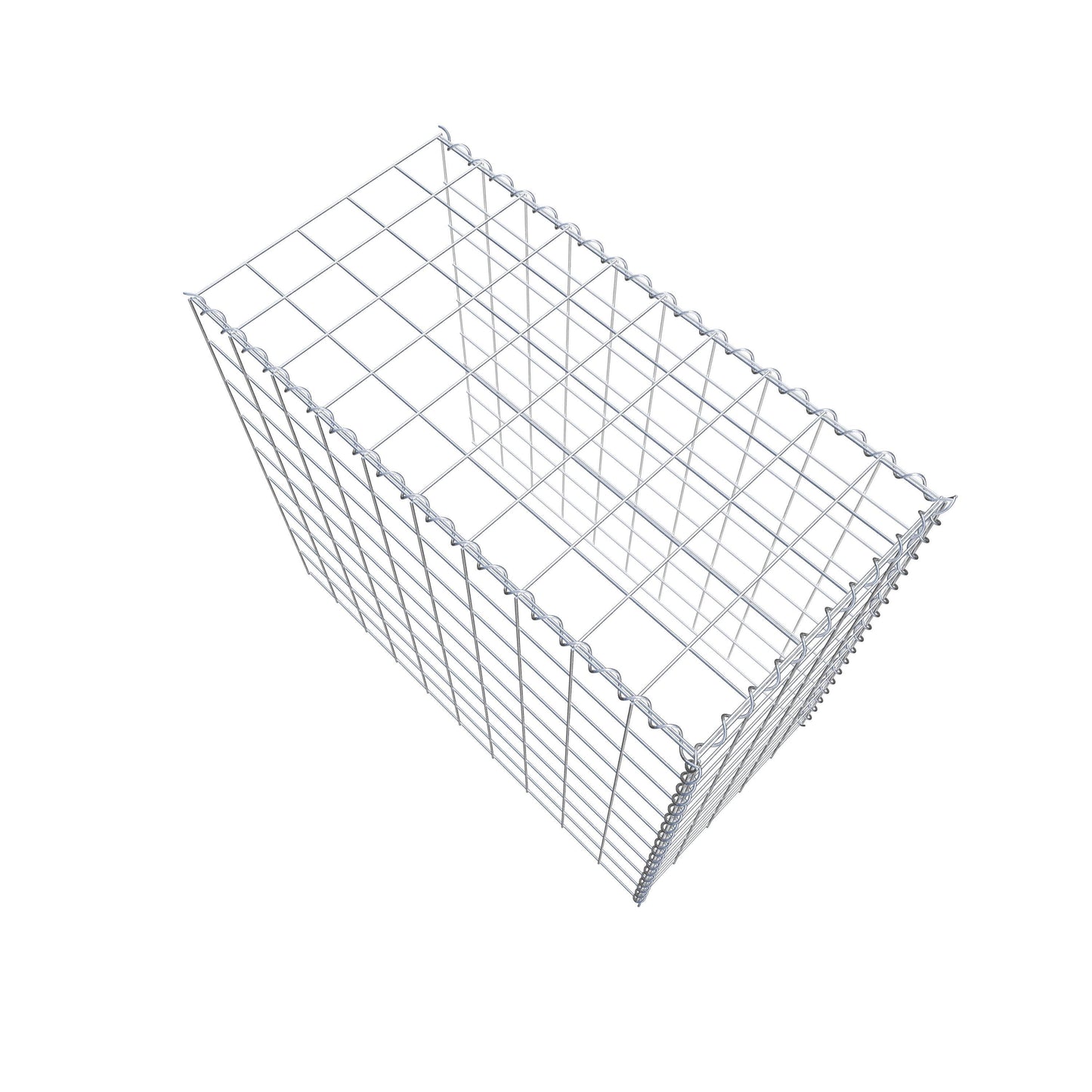 Gavión complementario tipo 4 100 cm x 90 cm x 50 cm (L x A x P), malla 10 cm x 10 cm, espiral
