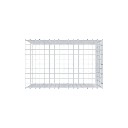 Opzetpaal type 2 80 cm x 50 cm x 50 cm (L x H x D), maaswijdte 5 cm x 5 cm, C-ring
