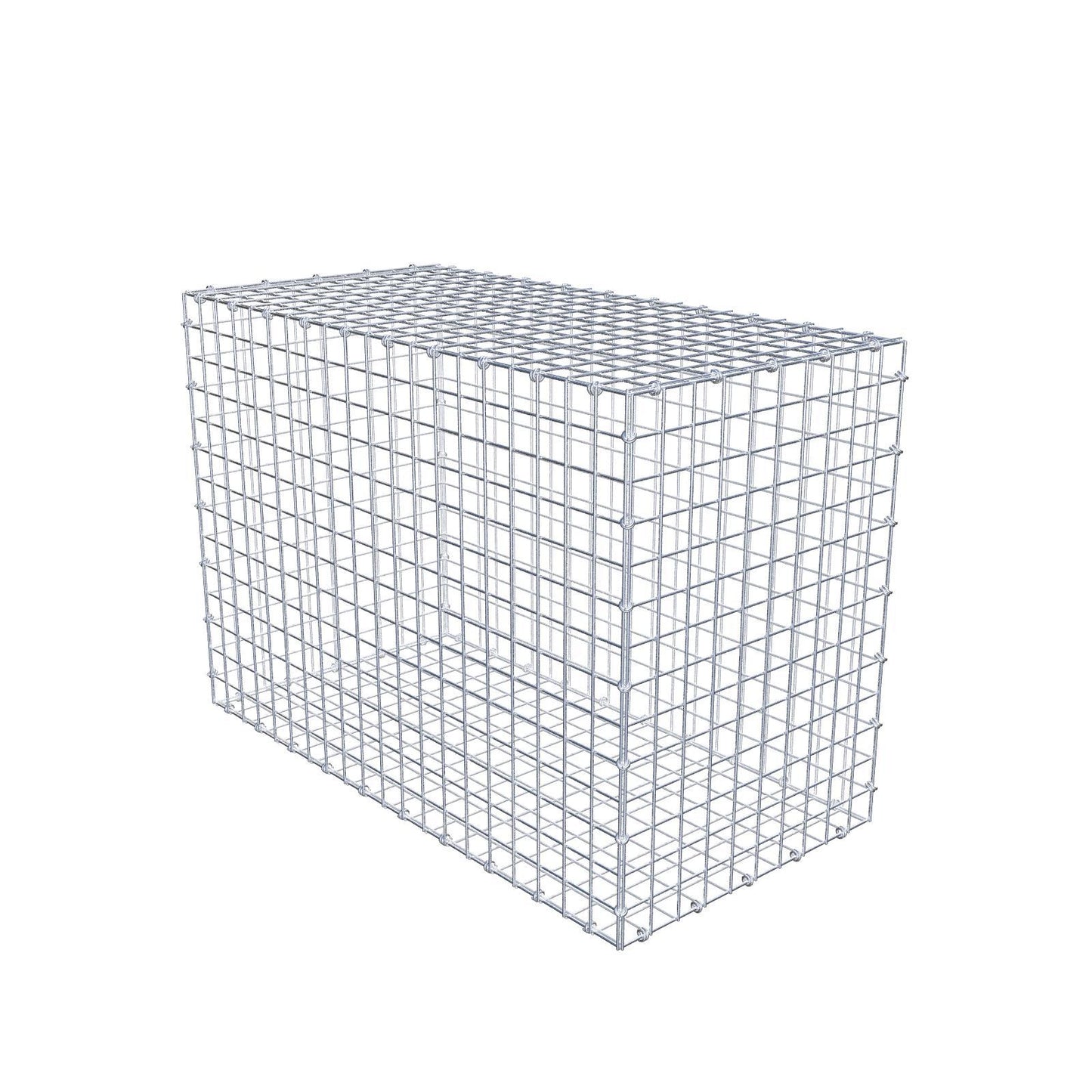 Gabbione 100 cm x 70 cm x 50 cm (L x H x P), maglia 5 x 5 cm, anello a spirale
