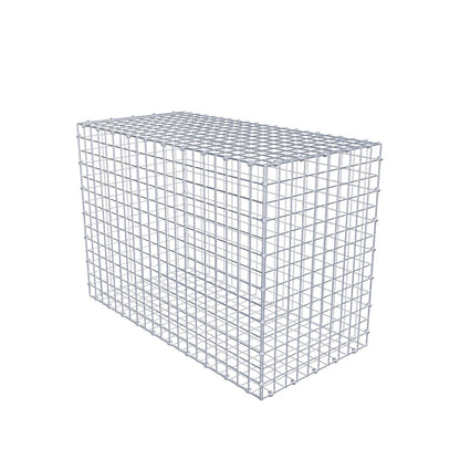 Gabbione 100 cm x 70 cm x 50 cm (L x H x P), maglia 5 x 5 cm, anello a spirale