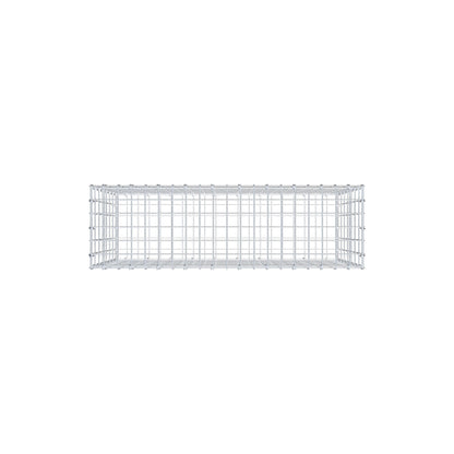 Gabbione 100 cm x 70 cm x 30 cm (L x H x P), maglia 5 cm x 10 cm, anello a C