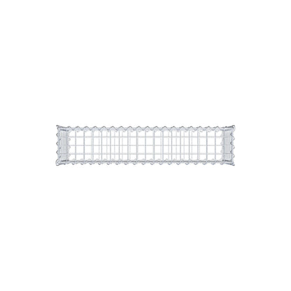 Gabione 100 cm x 40 cm x 20 cm (L x H x T), Maschenweite 5 cm x 5 cm, Spirale