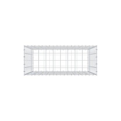 Gavión 100 cm x 100 cm x 40 cm (L x A x P), malla 10 cm x 10 cm, anillo en C