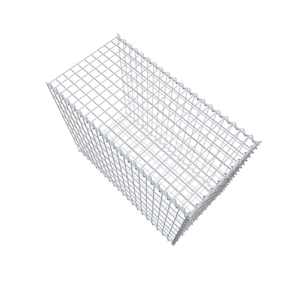 Gavión complementario tipo 2 100 cm x 80 cm x 50 cm (L x A x P), malla 5 cm x 10 cm, espiral