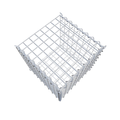 Add-on schanskorf type 2 40 cm x 40 cm x 40 cm (L x H x D), maaswijdte 5 cm x 5 cm, spiraalvormig