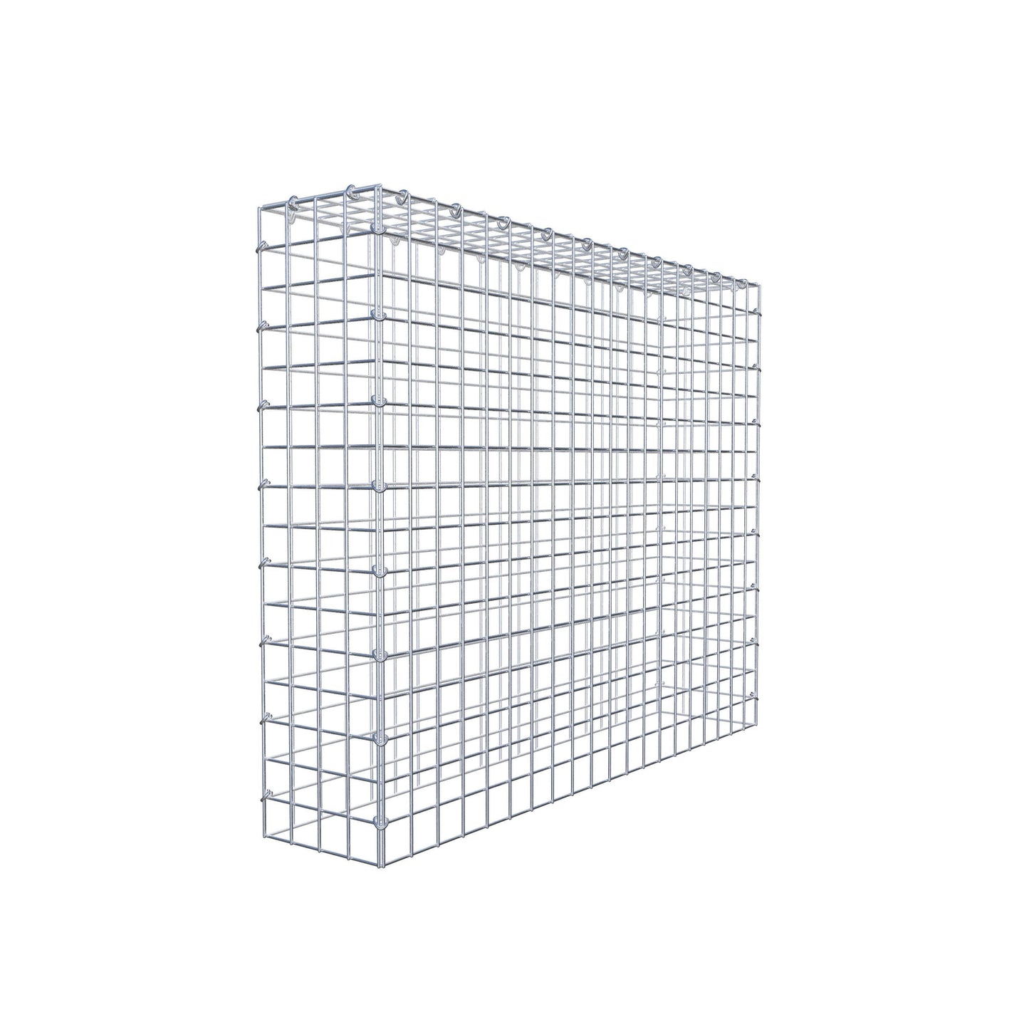 Gavión complementario de tipo 3 100 cm x 80 cm x 20 cm (L x A x P), malla 5 cm x 5 cm, anillo en C