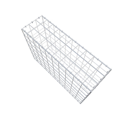 Gavión 100 cm x 70 cm x 30 cm (L x A x P), malla 10 cm x 10 cm, anillo en C