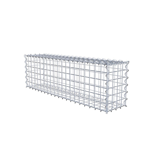 2er Set Gabionen 100 cm x 30 cm x 20 cm (L x H x T), Maschenweite 5 x 5 cm, Spirale