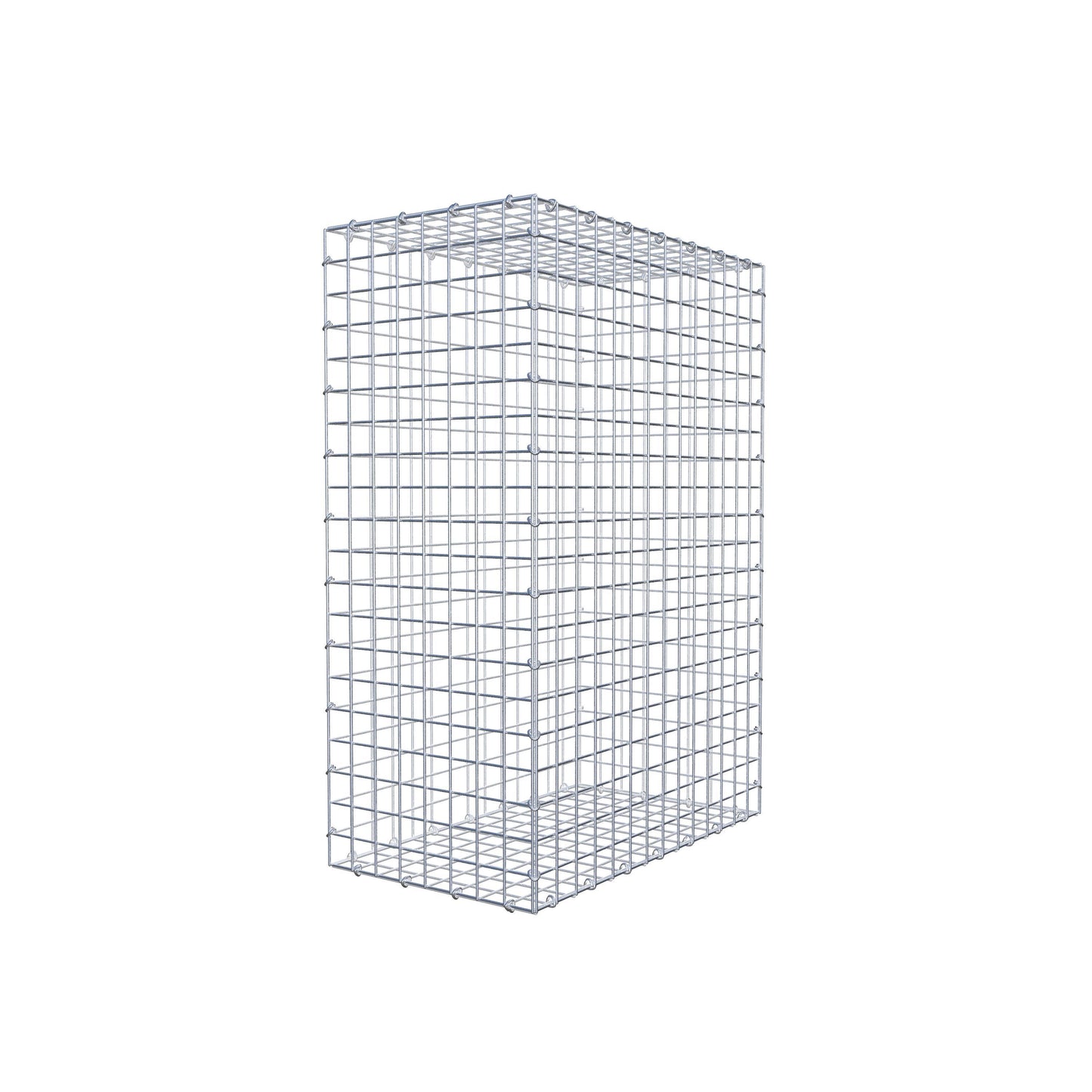 Gabbione 100 cm x 70 cm x 40 cm (L x H x P), maglia 5 cm x 5 cm, anello a C