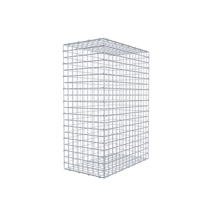 Gabbione 100 cm x 70 cm x 40 cm (L x H x P), maglia 5 cm x 5 cm, anello a C