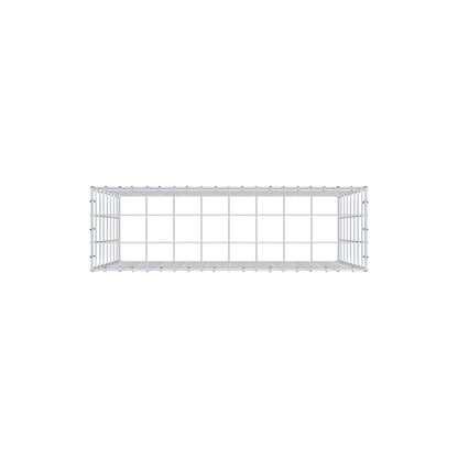 Gabbione aggiuntivo di tipo 3 100 cm x 80 cm x 30 cm (L x H x P), maglia 10 cm x 10 cm, anello a C