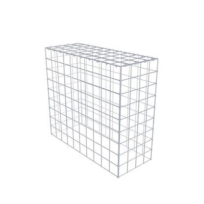 Monteret gabion type 3 100 cm x 90 cm x 40 cm (L x H x D), maskestørrelse 10 cm x 10 cm, C-ring