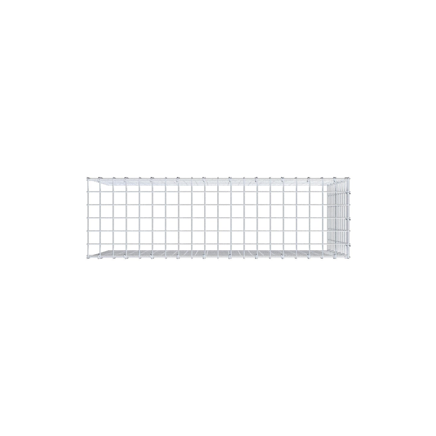 Fourche rapportée type 4 100 cm x 60 cm x 30 cm (L x H x P), mailles 5 cm x 5 cm, anneau C