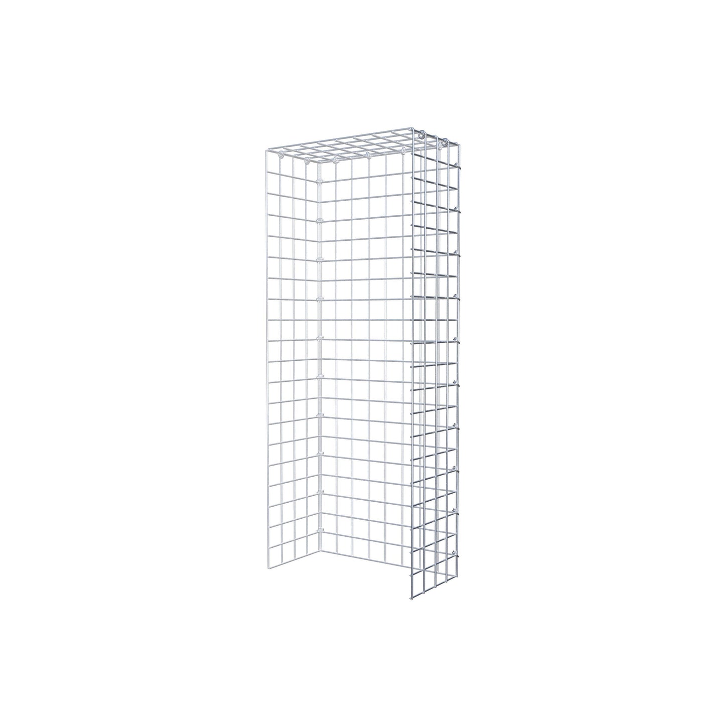 Fourche rapportée type 4 100 cm x 20 cm x 40 cm (L x H x P), mailles 5 cm x 5 cm, anneau C
