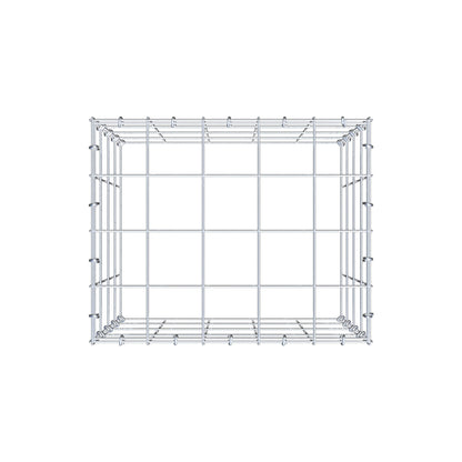 Anbaugabione Typ 3 50 cm x 40 cm x 40 cm (L x H x T), Maschenweite 10 cm x 10 cm, C-Ring
