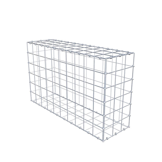 Gabion 100 cm x 60 cm x 30 cm (L x H x D), mesh size 10 x 10 cm, spiral ring