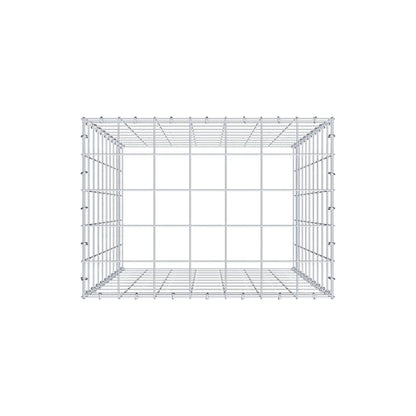 Anbaugabione Typ 3 100 cm x 70 cm x 50 cm (L x H x T), Maschenweite 10 cm x 10 cm, C-Ring