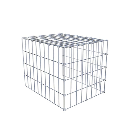 Fourche rapportée type 4 50 cm x 40 cm x 40 cm (L x H x P), mailles 5 cm x 10 cm, anneau C