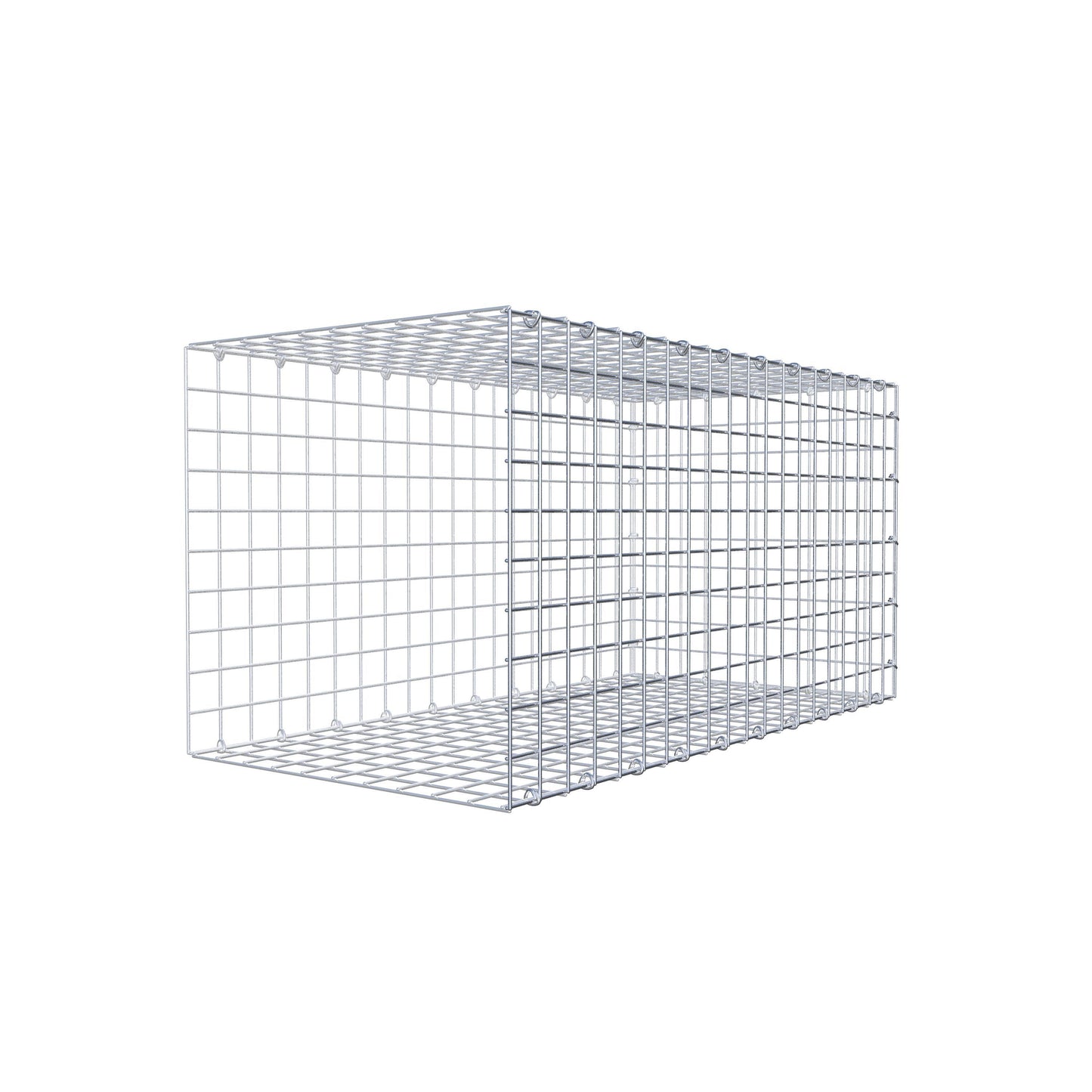 Anbaugabione Typ 2 100 cm x 50 cm x 50 cm (L x H x T), Maschenweite 5 cm x 5 cm, C-Ring