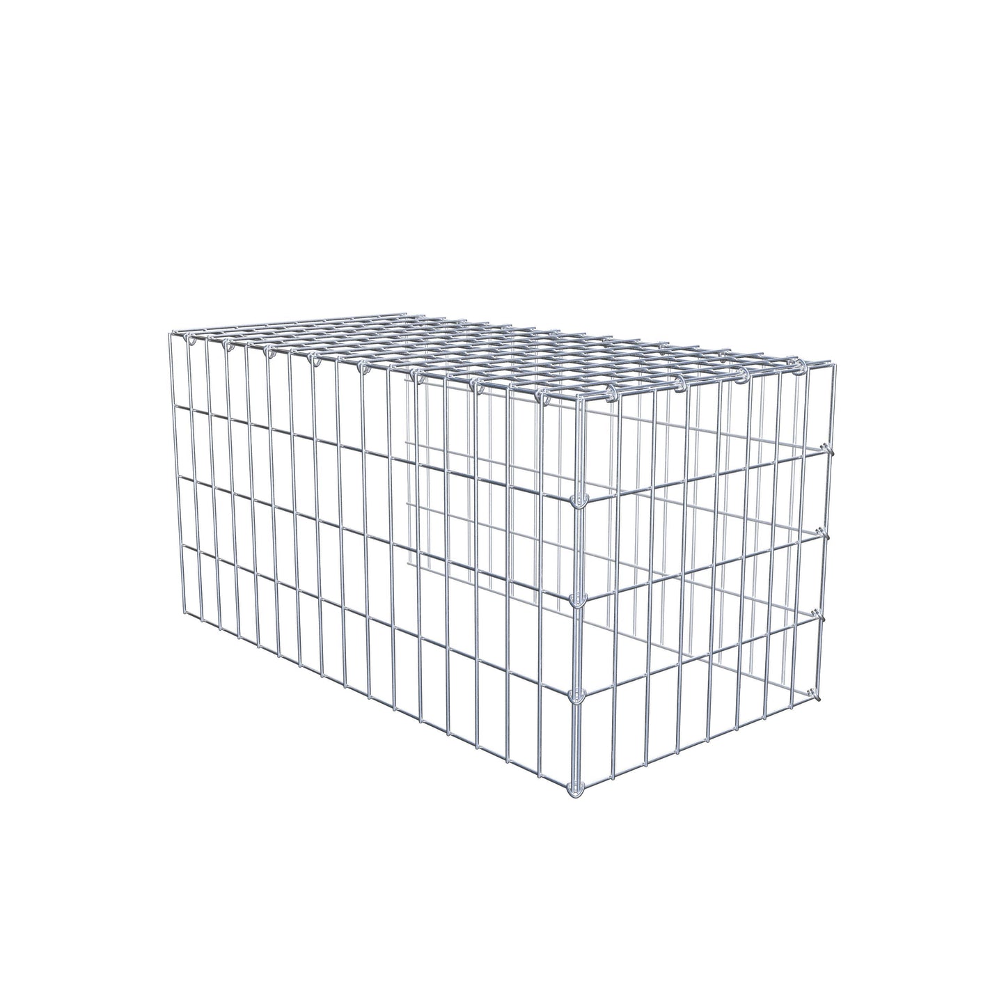 Fourche rapportée type 4 80 cm x 40 cm x 40 cm (L x H x P), mailles 5 cm x 10 cm, anneau C