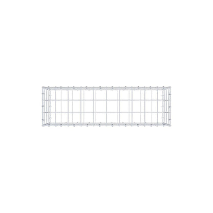 Gabion 100 cm x 40 cm x 30 cm (L x H x D), maskstorlek 10 x 10 cm, spiralring