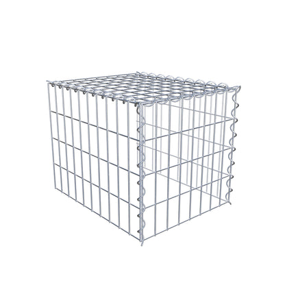 Gabion rapporté type 4 50 cm x 40 cm x 40 cm (L x H x P), mailles 5 cm x 10 cm, spirale