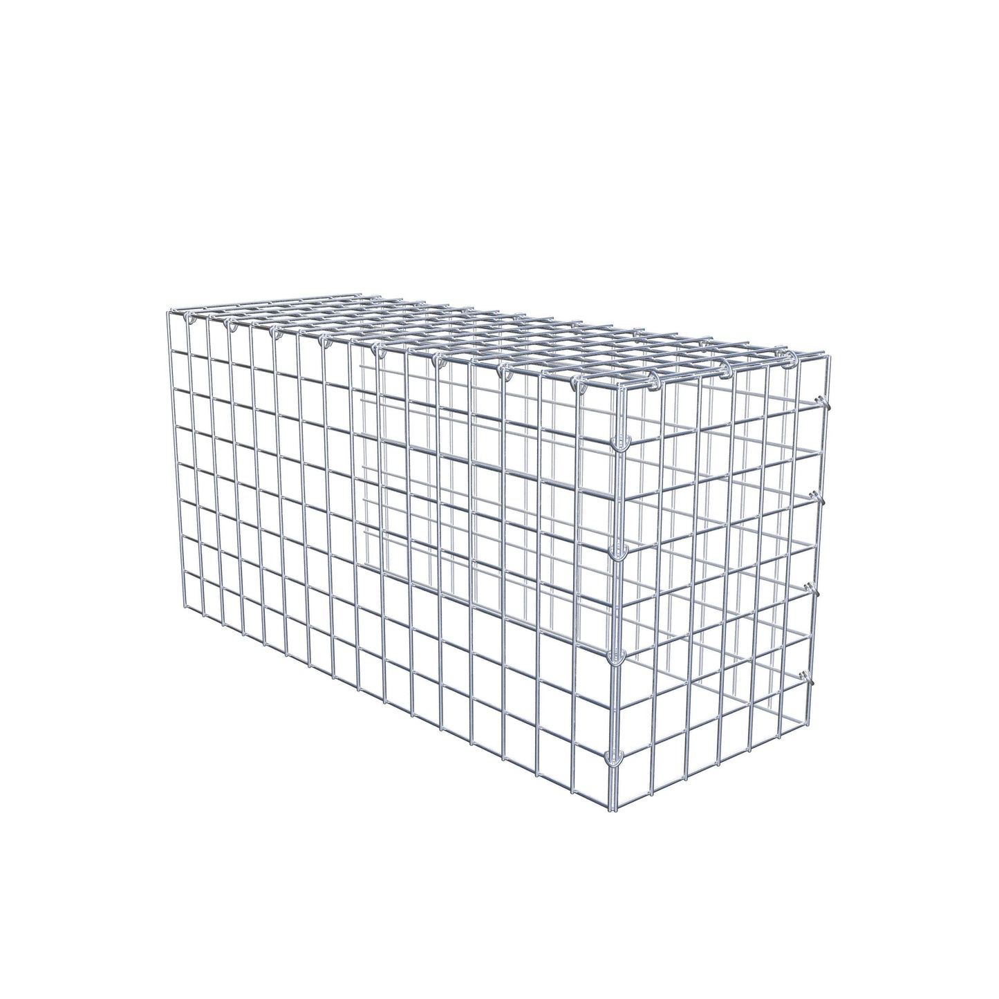 Toegevoegde pool type 4 80 cm x 40 cm x 30 cm (L x H x D), maaswijdte 5 cm x 5 cm, C-ring