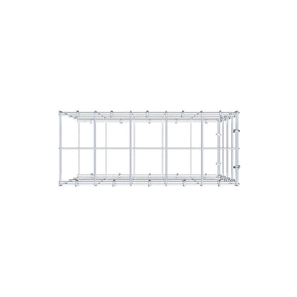 Gabbione aggiuntivo di tipo 2 50 cm x 40 cm x 20 cm (L x H x P), maglia 10 cm x 10 cm, anello a C