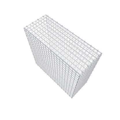 Gabbione 100 cm x 100 cm x 40 cm (L x H x P), maglia 5 x 5 cm, anello a spirale