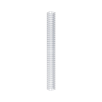 Gabionensäule eckig feuerverzinkt, 17 cm x 17 cm, 200 cm Höhe, MW 5 cm x 5 cm