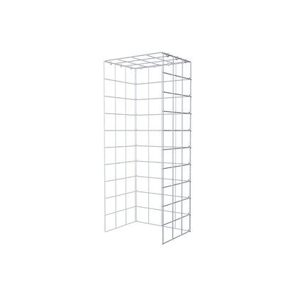 Anbaugabione Typ 4 100 cm x 30 cm x 40 cm (L x H x T), Maschenweite 10 cm x 10 cm, C-Ring