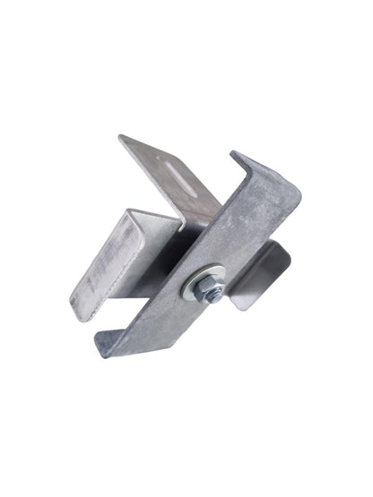 Klemme med hegnsbeslag Maskestørrelse 10 x 10 cm, galvaniseret