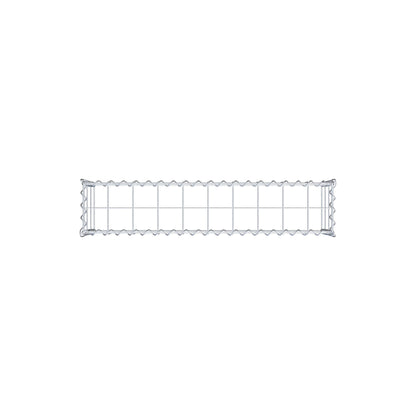 Anbaugabione Typ 3 100 cm x 30 cm x 20 cm (L x H x T), Maschenweite 10 cm x 10 cm, Spirale