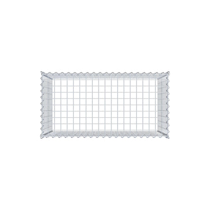 Anbaugabione Typ 3 100 cm x 60 cm x 50 cm (L x H x T), Maschenweite 5 cm x 5 cm, Spirale