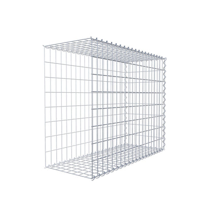 Opvokset gabion type 2 100 cm x 80 cm x 40 cm (L x H x D), maskestørrelse 5 cm x 10 cm, spiral