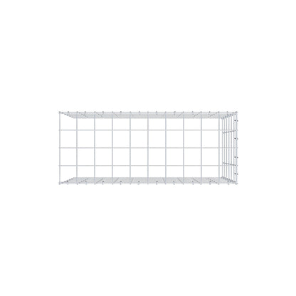 Mounted gabion type 4 100 cm x 60 cm x 40 cm (L x H x D), mesh size 10 cm x 10 cm, C-ring