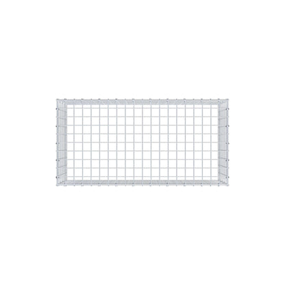 Gabbione aggiuntivo di tipo 3 100 cm x 40 cm x 50 cm (L x H x P), maglia 5 cm x 5 cm, anello a C