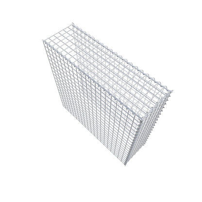 Gabbione aggiuntivo tipo 4 100 cm x 100 cm x 30 cm (L x H x P), dimensione maglia 5 cm x 5 cm, a spirale
