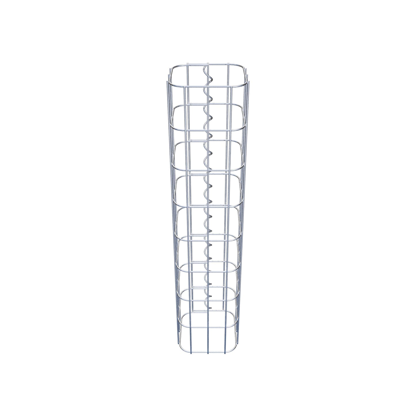 Gabionensäule eckig 17 cm x 17 cm, 80 cm Höhe, MW 5 cm x 10 cm