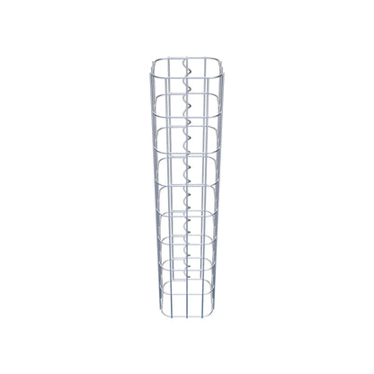 Gabionensäule eckig 17 cm x 17 cm, 80 cm Höhe, MW 5 cm x 10 cm