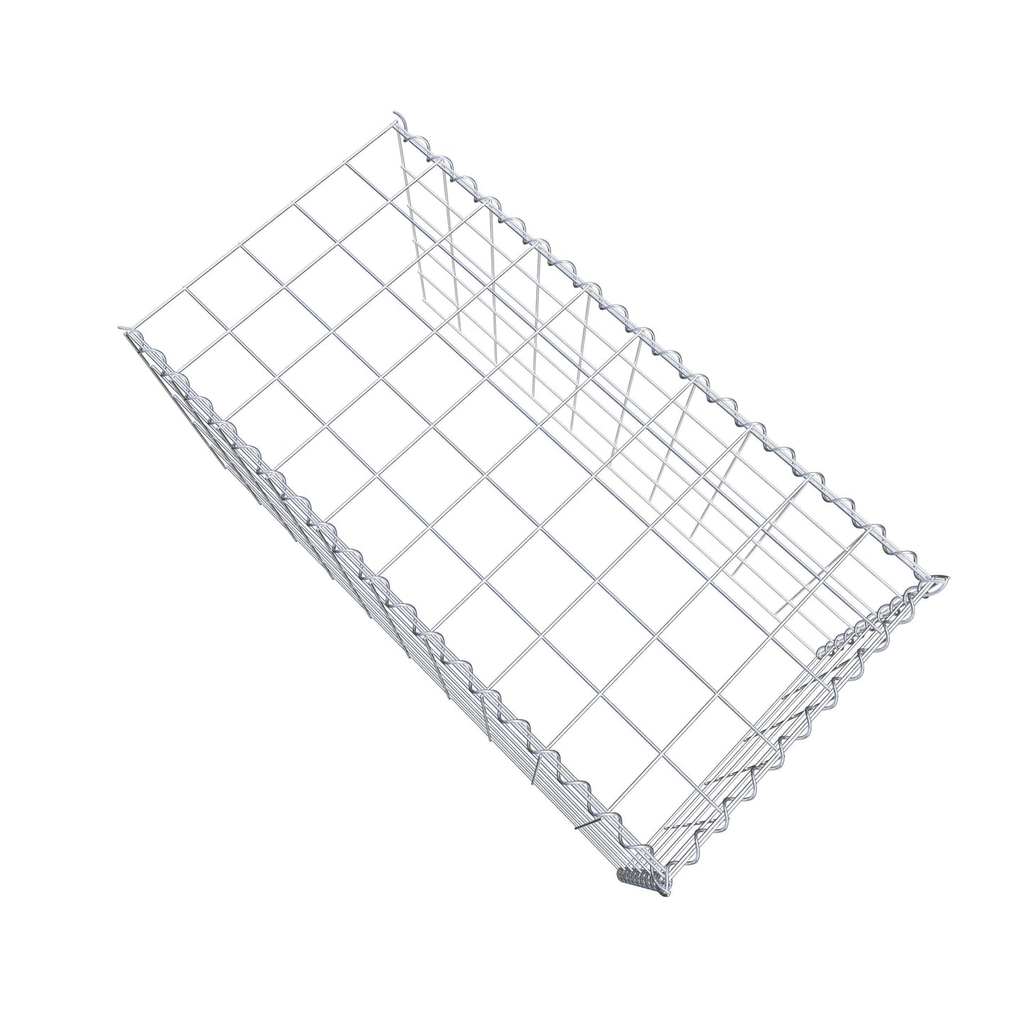 Gavión complementario tipo 4 100 cm x 50 cm x 50 cm (L x A x P), malla 10 cm x 10 cm, espiral
