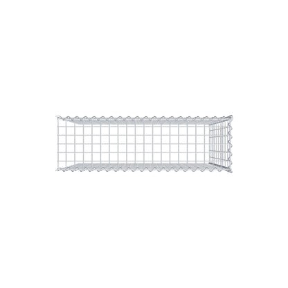 Anbaugabione Typ 4 100 cm x 100 cm x 30 cm (L x H x T), Maschenweite 5 cm x 10 cm, Spirale