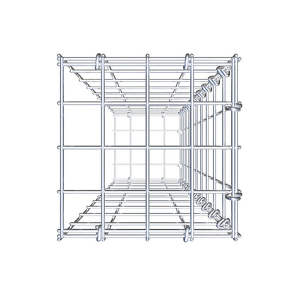 Add-on schanskorf type 2 100 cm x 20 cm x 20 cm, maaswijdte 5 cm x 10 cm, C-ring