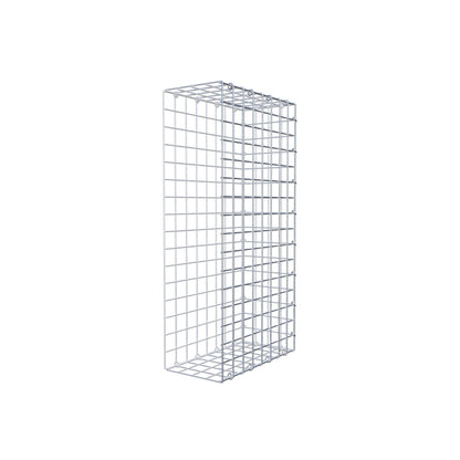 Fourche rapportée type 2 80 cm x 40 cm x 20 cm (L x H x P), mailles 5 cm x 5 cm, anneau C