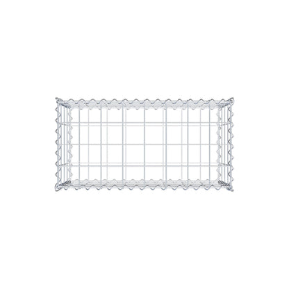 Gabbione 80 cm x 40 cm x 40 cm (L x H x P), maglia 10 cm x 10 cm, spirale