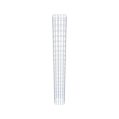 Gabionpelare, kvadrat 22 cm x 22 cm, 200 cm hög, MW 5 cm x 10 cm