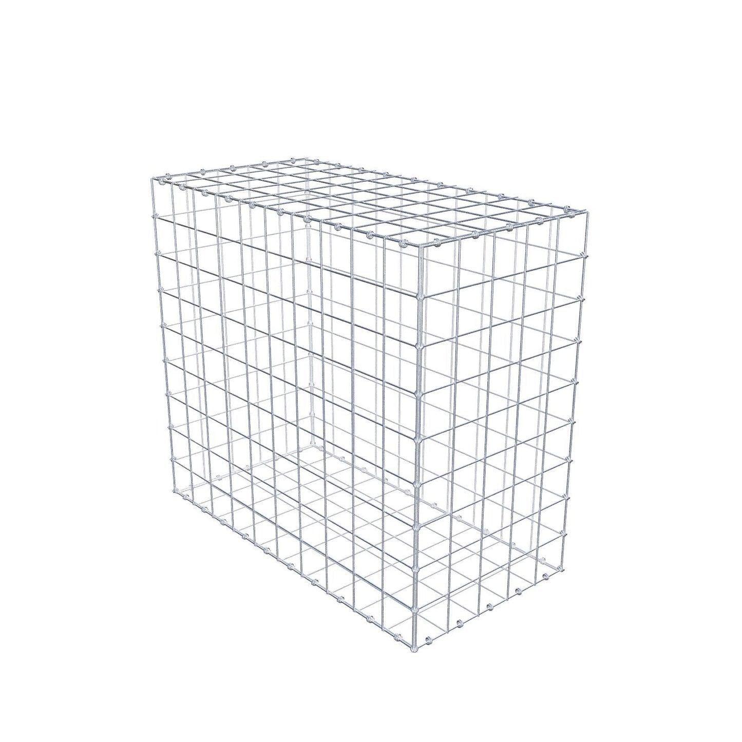 Gabion 100 cm x 90 cm x 50 cm (L x H x D), mesh size 10 x 10 cm, spiral ring